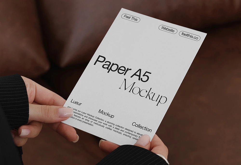 Paper A5 Mockup